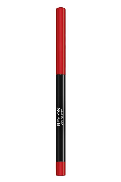 <p>Use a long-wear lip pencil, like Revlon ColorStay Lipliner in Red, to perfect the shape. (It also doubles as a primer to help lipstick last longer!) "When trying to coordinate lipsticks and liners you have two options: Find an exact match or one that is slightly darker than your lipstick," says Oquendo. Trace the edge of your lips, or just outside of them to create the illusion of a plumper pout, and then fill them in to avoid seeing any visible lines later.</p>