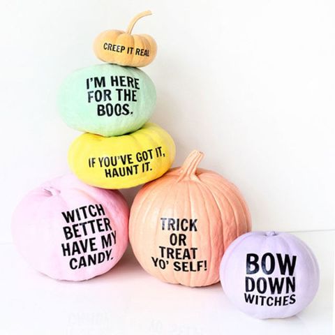 <p>Because, seriously, what adult <em>isn't </em><span class="redactor-invisible-space">just "here for the boos" when it comes to Halloween?</span></p><p><strong>See more at <a href="http://studiodiy.com/2015/10/19/diy-pun-kins/" target="_blank">Studio DIY</a>.</strong></p><p><strong>RELATED: <a href="http://www.redbookmag.com/home/decor/features/g2889/best-pumpkin-decorating-ideas/" target="_blank">The 30 Best Pumpkin Decorating Ideas You've Ever Seen</a><a href="http://www.redbookmag.com/home/decor/features/g2889/best-pumpkin-decorating-ideas/"></a></strong></p>