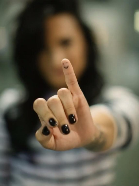 <p>The 23-year-old singer just added another tattoo to her pretty extensive collection:&nbsp;a smiley face on her pinky finger. "Cause life's too short not to tattoo your pinky," she wrote <a href="https://www.instagram.com/p/BI0-PJwD49c/?taken-by=ddlovato&amp;hl=en" target="_blank">on Instagram</a>. </p>