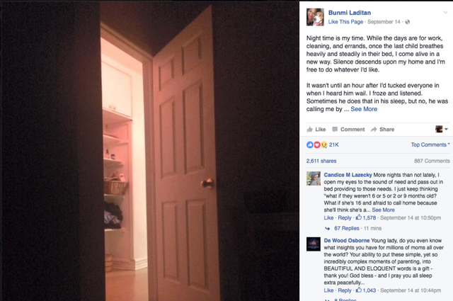 Mom Goes Viral For Post About Sacrifices Mom Posts About Staying Up
