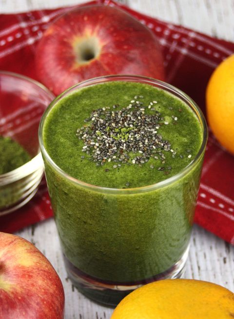 <p><a href="https://greenblender.com/smoothies/recipes/matcha-ginger-green-tea" target="_blank">Matcha Ginger Green Tea</a></p><p>1 ½ ounce&nbsp;baby spinach</p><p>1 apple, chopped</p><p>1 teaspoon&nbsp;matcha powder</p><p>1 orange, peeled</p><p>½ inch ginger, rough&nbsp;chopped</p><p>1 tablespoon&nbsp;chia seeds</p><p>1 cup water</p><p>1 cup ice</p><p><em data-redactor-tag="em" data-verified="redactor">Combine all ingredients in a blender. Mix until smooth.</em></p>