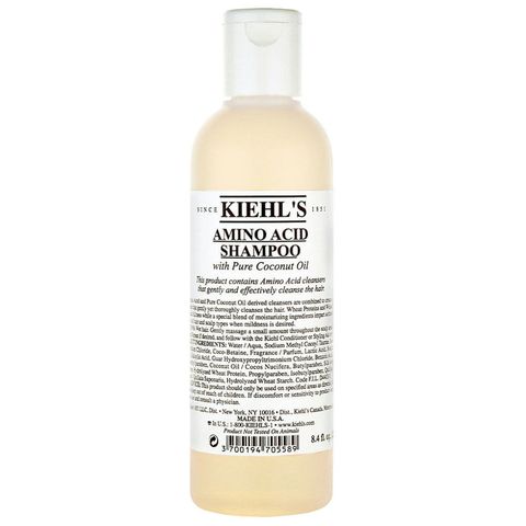 <p>Made with natural ingredients like coconut oil, wheat proteins, and wheat starch, this shampoo adds moisture&nbsp;<em data-verified="redactor" data-redactor-tag="em">and&nbsp;</em><span class="redactor-invisible-space">major body.&nbsp;</span>($19; <a href="http://www.kiehls.com/amino-acid-shampoo/247.html?dwvar_247_size=8.4%20fl.%20oz.%20Bottle" target="_blank">kiehls.com</a>)</p>