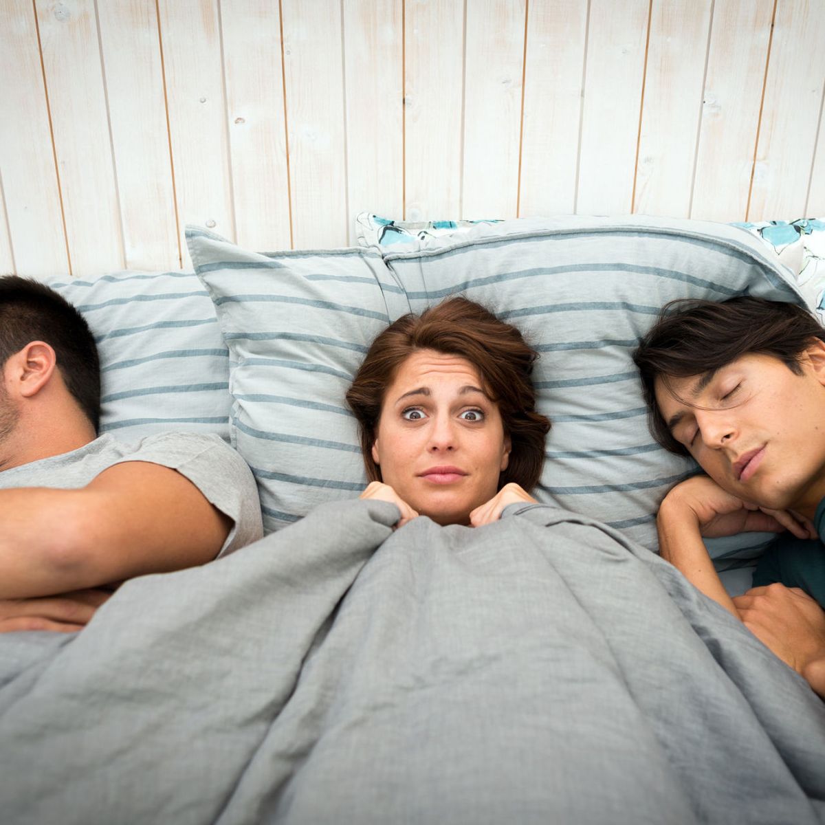 Husband Sleeping - How to Have A Threesome - What to Do If Your Husbands Wants A Threesome