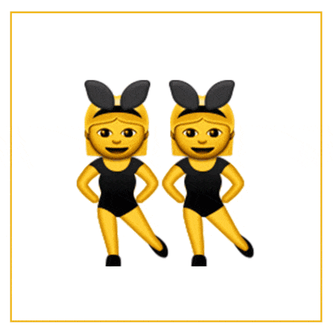 dancing twin emoji DIY Halloween costume