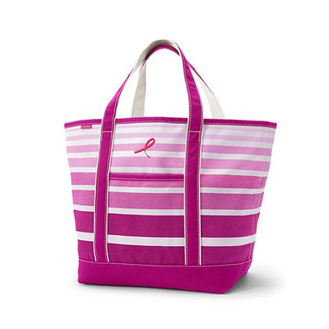 Land's End Print Open Top Tote Bag