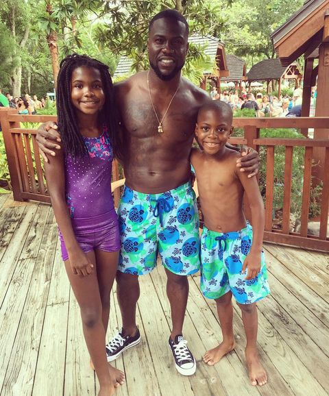 Kevin Hart and kids