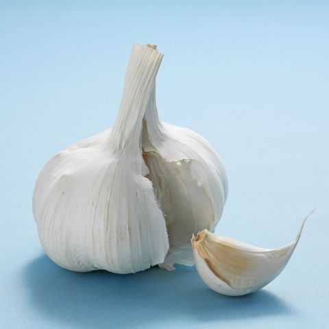 <p>Garlic is so easy to cook with that you have no excuse not to do so immediately. "I love adding garlic to stir-fries, grilled veggies like asparagus, and even using it to flavor olive oil," Gorin says. "Research shows the power herb could help reduce total cholesterol levels, so why not give it a try?"</p>