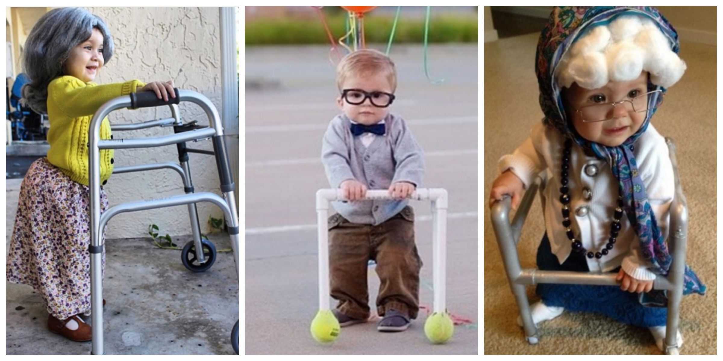 old people baby costume