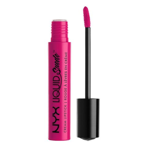<p>Perfect for date night, this striking hot pink will last through drinks and dinner... and won't melt off in the heat of the moment.&nbsp;($7; <a href="http://www.nyxcosmetics.com/liquid-suede-cream-lipstick/NYX_201.html?cgid=root" target="_blank" data-tracking-id="recirc-text-link">nyxcosmetics.com</a>)</p><p><strong data-verified="redactor" data-redactor-tag="strong">RELATED:&nbsp;<a href="http://www.redbookmag.com/beauty/makeup-skincare/g3332/best-lipstick-shades-for-every-skin-tone/" target="_blank" data-tracking-id="recirc-text-link">The Perfect Lipstick Shades for Every Skin Tone</a><span class="redactor-invisible-space"><a href="http://www.redbookmag.com/beauty/makeup-skincare/g3332/best-lipstick-shades-for-every-skin-tone/"></a></span></strong><br></p>