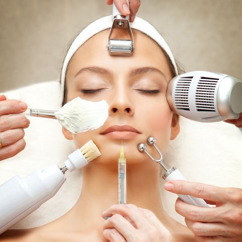 <p>In-office treatments such as lasers&nbsp;and microneedling can stimulate new collagen and regenerate fresh, new skin cells.&nbsp;</p><p><strong data-verified="redactor" data-redactor-tag="strong">RELATED:&nbsp;<a href="http://www.redbookmag.com/beauty/anti-aging/a19766/can-an-at-home-gadget-make-you-look-younger/" target="_blank" data-tracking-id="recirc-text-link">The 3 At-Home Gadgets That Can Actually Make You Look Younger</a><span class="redactor-invisible-space"><a href="http://www.redbookmag.com/beauty/anti-aging/a19766/can-an-at-home-gadget-make-you-look-younger/"></a></span></strong><br></p>