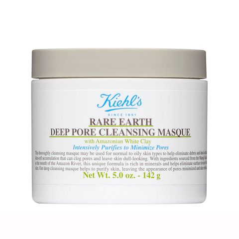 <p>This is a&nbsp;must-have especially for&nbsp;oily skin types, with&nbsp;Amazonian White Clay to remove stubborn bacteria and&nbsp;diminish the appearance of enlarged pores.&nbsp;(Kiehl's Rare Earth Deep Pore Cleansing Masque, $26; <a href="http://www.kiehls.com/rare-earth-pore-cleansing-masque/792.html" target="_blank" data-tracking-id="recirc-text-link">kiehls.com</a>)</p>