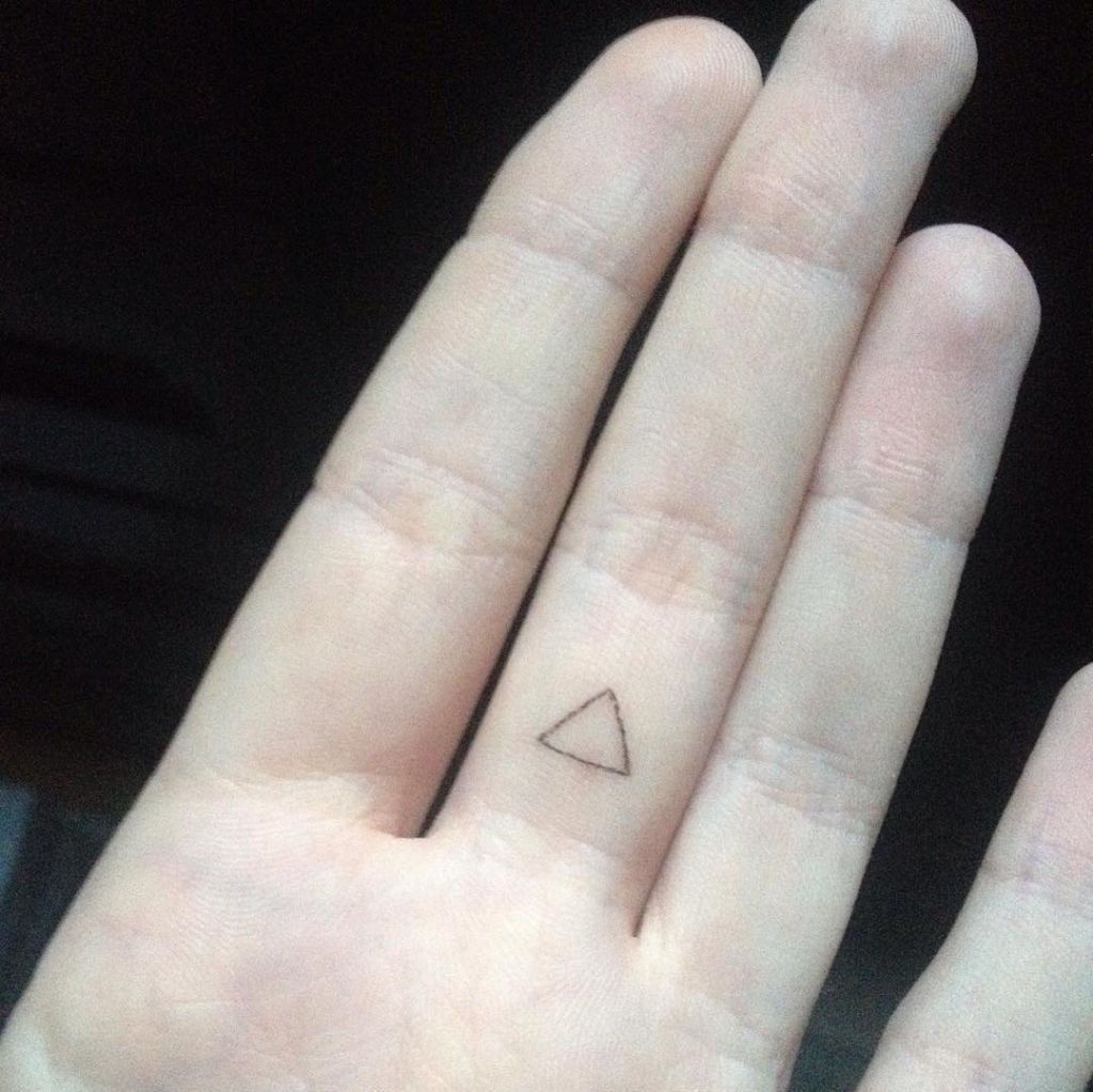 Triangle Tattoo | Triangle tattoo, Tattoos, Triangle