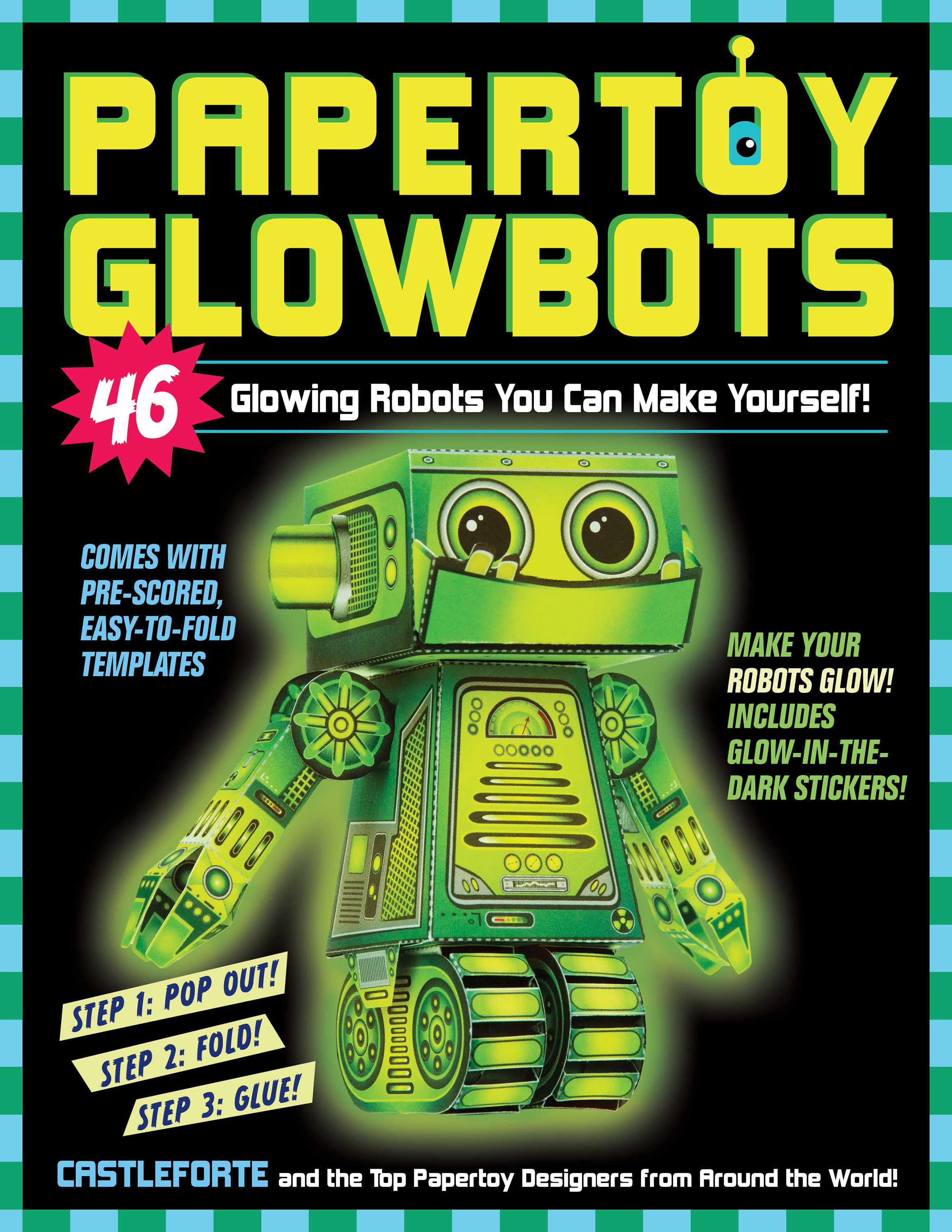 paper toy glowbots