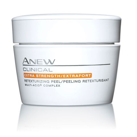 <p>Incorporate an at-home peel&nbsp;containing glycolic acid&nbsp;such as&nbsp;Avon Anew Extra Strength Rexturizing Peel Pads ($25;&nbsp;<a href="https://www.avon.com/product/anew-clinical-extra-strength-retexturizing-peel-pad-55679" target="_blank" data-tracking-id="recirc-text-link">avon.com</a>)<span class="redactor-invisible-space" data-verified="redactor" data-redactor-tag="span" data-redactor-class="redactor-invisible-space">&nbsp;</span>into your&nbsp;routine&nbsp;two to three&nbsp;times a week.<span class="redactor-invisible-space" data-verified="redactor" data-redactor-tag="span" data-redactor-class="redactor-invisible-space">&nbsp;</span>"These buffered peels won't&nbsp;harm your skin; instead,&nbsp;they will slough away&nbsp;dead skin&nbsp;and&nbsp;reveal an&nbsp;immediate glow in minutes," explains&nbsp;Graf.&nbsp;<span class="redactor-invisible-space" data-verified="redactor" data-redactor-tag="span" data-redactor-class="redactor-invisible-space"></span></p><p><strong data-verified="redactor" data-redactor-tag="strong">RELATED:&nbsp;<a href="http://www.redbookmag.com/beauty/anti-aging/g3295/all-natural-anti-aging-products/" target="_blank" data-tracking-id="recirc-text-link">6 All-Natural Beauty Products That Help You Look Years Younger</a><span class="redactor-invisible-space" data-verified="redactor" data-redactor-tag="span" data-redactor-class="redactor-invisible-space"><a href="http://www.redbookmag.com/beauty/anti-aging/g3295/all-natural-anti-aging-products/"></a></span></strong><br></p>