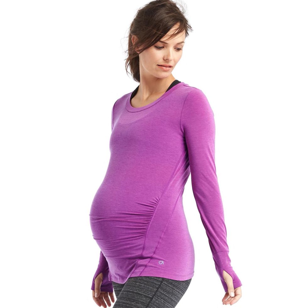 Maternity Activewear > Maternity Gym Tank Top in Purple – Angel Maternity  USA