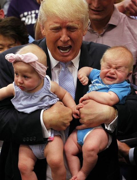 donald trump and babies