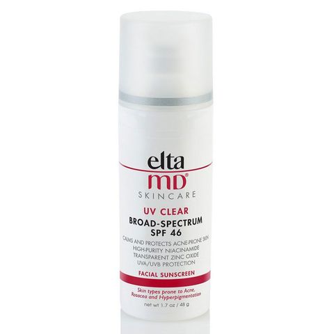 <p>Consistency is key — there's nothing more important than wearing sunscreen <em data-redactor-tag="em">every single day</em>. A formula like EltaMD UV Clear Broad-Spectrum SPF 46 ($32; <a href="http://www.dermstore.com/product_UV+Clear+Broad-Spectrum+SPF+46_20567.htm" target="_blank" data-tracking-id="recirc-text-link">dermstore.com</a>) is provides UV protection&nbsp;<em data-redactor-tag="em">plus</em> it's formulated with 5&nbsp;percent niacinamide which will help reduce the appearance of blemishes, discoloration, and damage<span class="redactor-invisible-space" data-verified="redactor" data-redactor-tag="span" data-redactor-class="redactor-invisible-space">.</span>
</p><p><span class="redactor-invisible-space" data-verified="redactor" data-redactor-tag="span" data-redactor-class="redactor-invisible-space"><strong data-verified="redactor" data-redactor-tag="strong">RELATED:&nbsp;<a href="http://www.redbookmag.com/beauty/makeup-skincare/news/g3132/best-anti-wrinkle-cream/" target="_blank" data-tracking-id="recirc-text-link">The 10 Best Anti-Wrinkle Night Creams</a><span class="redactor-invisible-space" data-verified="redactor" data-redactor-tag="span" data-redactor-class="redactor-invisible-space"><a href="http://www.redbookmag.com/beauty/makeup-skincare/news/g3132/best-anti-wrinkle-cream/"></a></span></strong><br></span></p>
