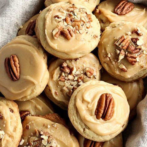 <p>Pecans: not just for Thanskgiving pies. The nuts taste just as delicious (more so?) atop chewy pecan cookies with brown sugar frosting.</p><p><strong data-verified="redactor" data-redactor-tag="strong">Get the recipe at <a href="http://www.thereciperebel.com/brown-sugar-pecan-cookies/" target="_blank" data-tracking-id="recirc-text-link">Recipe Rebel</a>.</strong><br></p>