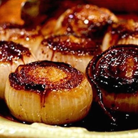 roasted balsamic onions