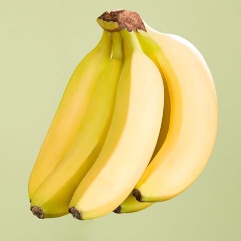 <p>If you're feeling icky thanks to incessant cramps and like your pants are a tad too tight, a banana may be just the remedy you seek. "They're rich in B6 and in potassium, which prevents water-retention and bloating and relieves cramping," says DeFazio. Try freezing one for an hour or so before eating — it's a no-effort way to make it feel more decadent.</p>