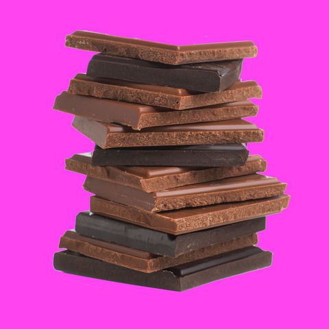 <p>Hallelujah. "If you're <a href="http://www.redbookmag.com/body/health-fitness/a46863/craving-chocolate-before-period/" target="_blank" data-tracking-id="recirc-text-link">seriously craving chocolate</a>, go for 85 percent cocoa (or higher!)," says St. John. "Dark chocolate is a good source of fiber, which can 'help move things along' and decrease bloat." Plus, "it boosts your body's' feel-good chemicals and contains caffeine, which can help <a href="http://www.redbookmag.com/body/health-fitness/a46954/swiss-chocolate-bar-could-help-to-relieve-period-pain/" target="_blank" data-tracking-id="recirc-text-link">offset the pain of the period cramps</a>," add Lakatos and Lakatos Shames.
</p>

<p></p>

<p><strong data-redactor-tag="strong">RELATED: <a href="http://www.redbookmag.com/body/healthy-eating/g3635/best-anti-aging-foods-women/" target="_blank" data-tracking-id="recirc-text-link">The Best Anti-Aging Foods for Women</a><a href="http://www.redbookmag.com/body/healthy-eating/g3635/best-anti-aging-foods-women/"></a></strong>
</p>