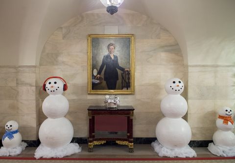 Snowman, Room, Wall, Ceiling, Interior design, Toy, Light fixture, Picture frame, Interior design, Collection, 