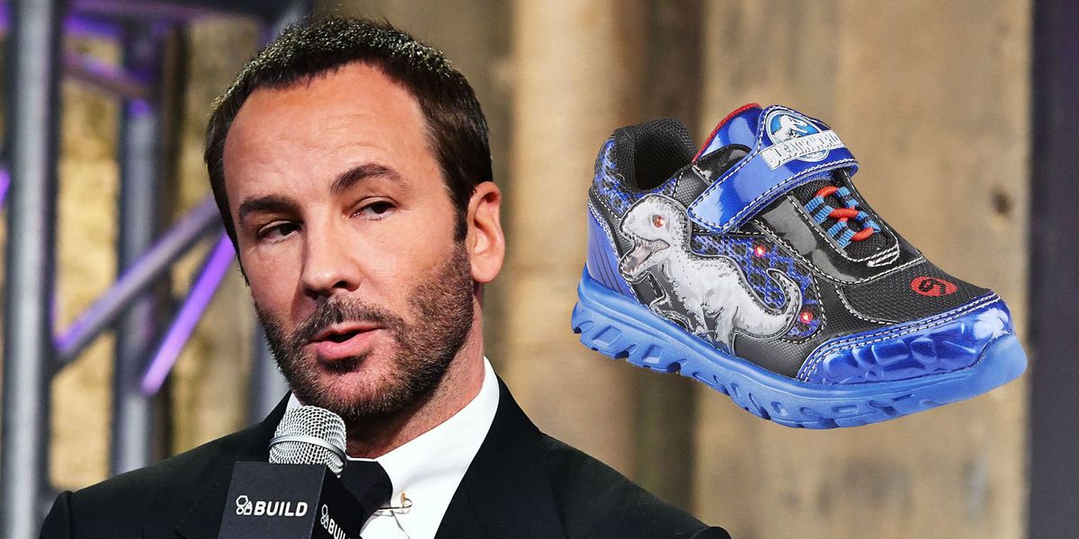 Tom Ford Tells His 4-Year-Old Son His Dinosaur Shoes Are 