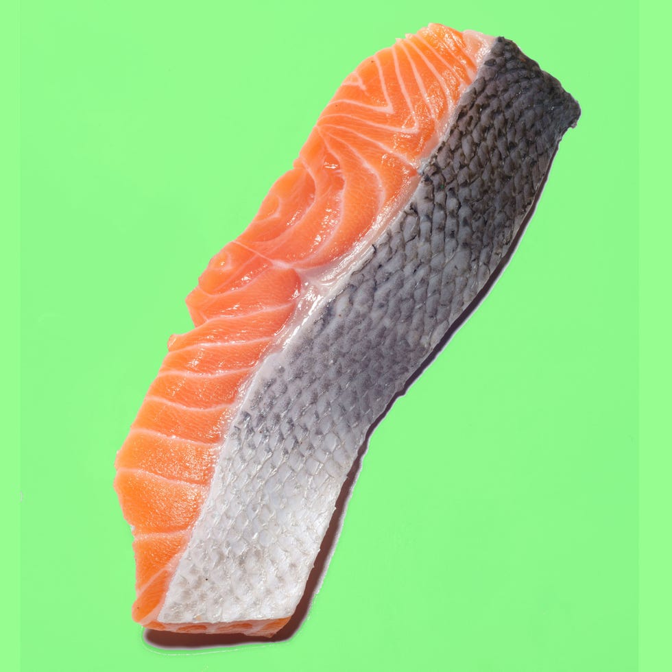 salmon helps a bloated stomach