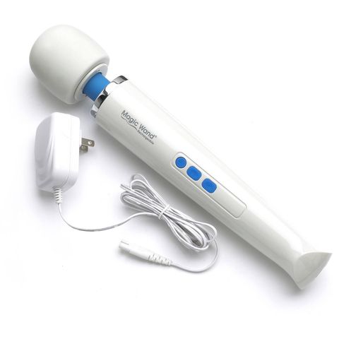 <p>You can't beat the classics: this bad boy sends vibrations all the way down to your core,  so bring it into the bedroom when you're in the mood for a multiple-orgasm kind of night.  ($125; <a href="http://thepleasurechest.com/magic-wand-rechargeable-19107-prd1.htm" target="_blank" data-tracking-id="recirc-text-link">thepleasurechest.com</a>)</p>