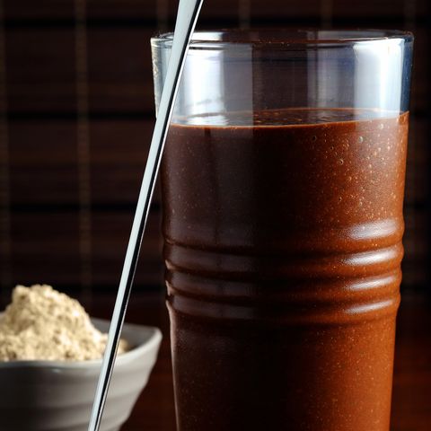 <p><strong data-redactor-tag="strong">Ingredients<br></strong><span>1 banana<br></span><span>1 cup green peas<br></span><span>½ cup spinach leaves<br></span><span>1½ tbsp natural cocoa powder<br></span><span>1 cup unsweetened almond milk</span></p><p><strong data-redactor-tag="strong">Directions:&nbsp;</strong><span>Blend all ingredients together until smooth. Makes one 12-ounce serving.</span></p><p><i data-redactor-tag="i">Recipe courtesy of&nbsp;</i><i data-redactor-tag="i" data-tracking-id="recirc-text-link"><a href="https://easyhealthysmoothie.com/" target="_blank">EasyHealthySmoothie</a>.</i><i data-redactor-tag="i"></i></p>