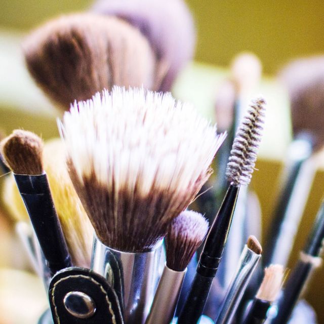 Brush, Purple, Lavender, Violet, Close-up, Paint brush, Makeup brushes, Personal care, Macro photography, Collection, 