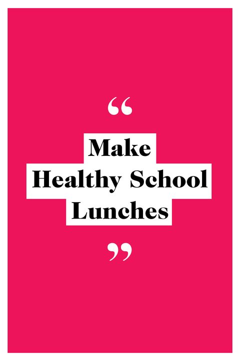 healthy lunches mom resolutions