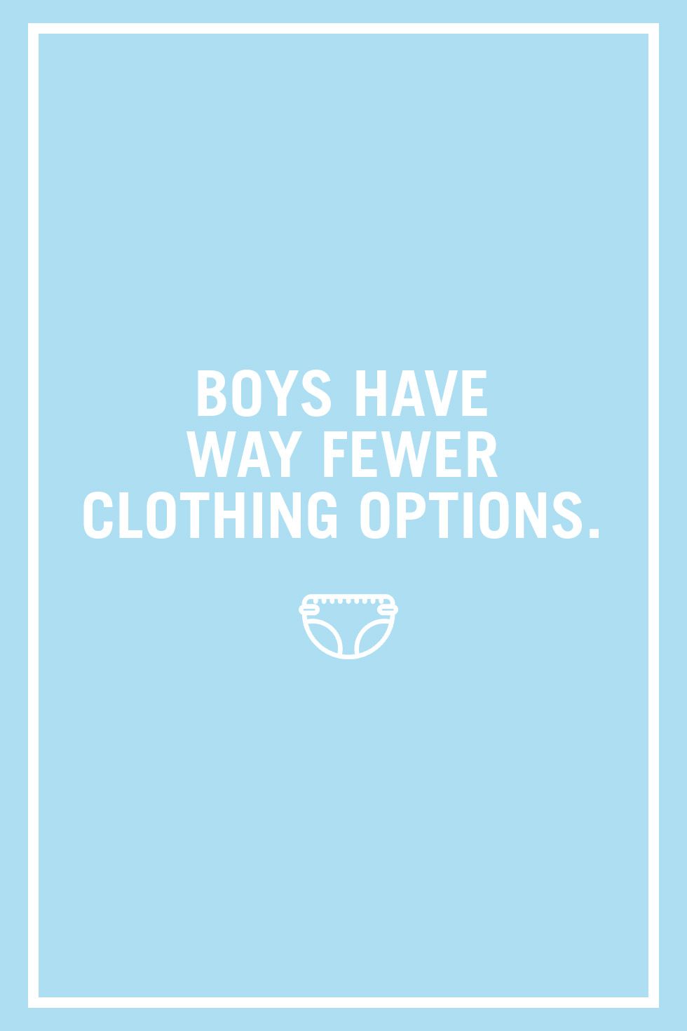 <p>One of the first things you notice as the mother of a boy is that girls' clothing gets three-quarters of the store while boys are shoved in the back corner. Worse, boys' clothing styles haven't changed much in the past 20 years. You've got plaid shirts, cargo pants, track suits, and t-shirts, all emblazoned with dinosaurs or baseballs — and that's basically it. If you want to up his style game, you'll have to head to Etsy.&nbsp;<span class="redactor-invisible-space"></span></p>