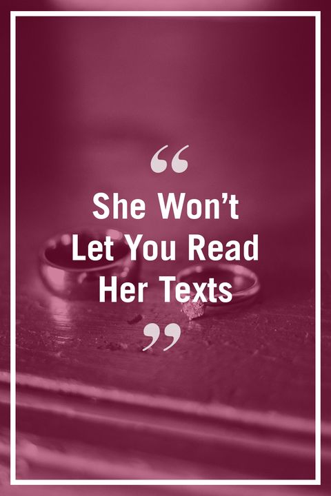 <p>"If the cheating partner is hiding things (i.e. deleting texts or emails, not giving you access to their phone or email, not telling you when they last heard from their affair partner, not being honest about where they are or who they are with) then this is a deal-breaker. If there hasn't been a <a href="http://www.redbookmag.com/love-sex/relationships/a46232/why-people-cheated/" target="_blank" data-tracking-id="recirc-text-link">discussion around privacy versus transparency</a>, it will be very difficult to continue to rebuild trust. Also, refusing to be transparent is a way that the cheating partner is showing they are thinking of themselves and not the wellbeing of their partner."  —<i data-redactor-tag="i">Anita Chlipala, relationship expert and author of </i><a href="http://www.firstcomesusbook.com" data-tracking-id="recirc-text-link" target="_blank">First Comes Us: The Busy Couple's Guide to Lasting Love</a>  </p>