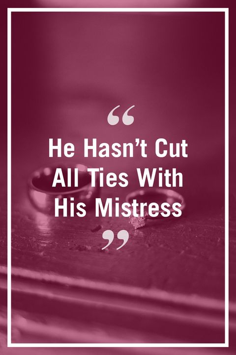 <p>"This may seem obvious, but the cheater needs to completely sever all ties with the affair partner. If they're unwilling or try to keep small connections, this signifies a person who is straddling the fence and isn't committed to do what is necessary to repair the relationship." —<i data-redactor-tag="i">Danine Manette, infidelity expert and author of </i><a href="http://ultimatebetrayal.com" data-tracking-id="recirc-text-link" target="_blank">Ultimate Betrayal: Recognizing, Uncovering, and Dealing with Infidelity</a>  </p>