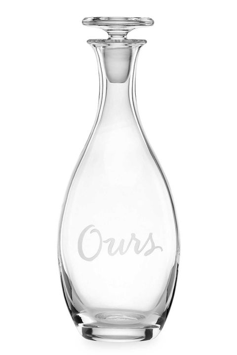 <p><span>This adorable "Ours" decanter is the perfect upgrade to your bar cart. ($100; </span><a href="https://www.bedbathandbeyond.com/store/product/kate-spade-new-york-two-of-a-kind-trade-ours-decanter/1040188645?categoryId=13849" target="_blank" data-tracking-id="recirc-text-link">bedbathandbeyond.com</a><span>)</span><br></p>