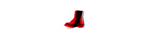 Shoe, Boot, Carmine, Maroon, Leather, Synthetic rubber, Costume accessory, Coquelicot, 