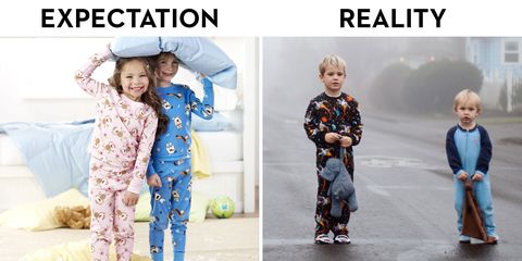 Human, People, Sleeve, Child, Happy, Baby & toddler clothing, Pattern, Toddler, Pajamas, Photo caption, 
