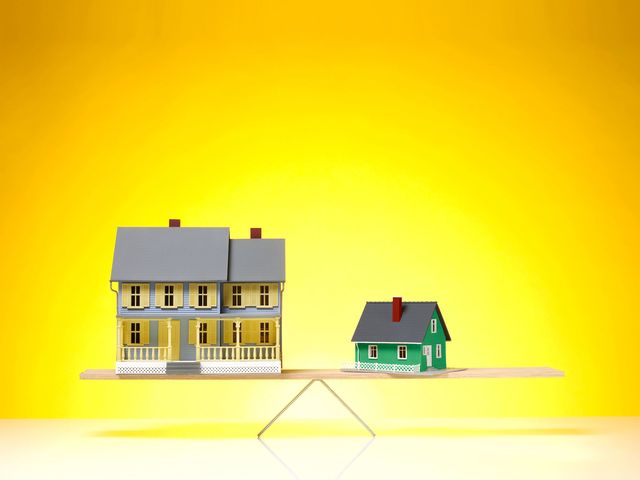 Yellow, Property, Colorfulness, House, Line, Facade, Home, Roof, Rectangle, Tints and shades, 