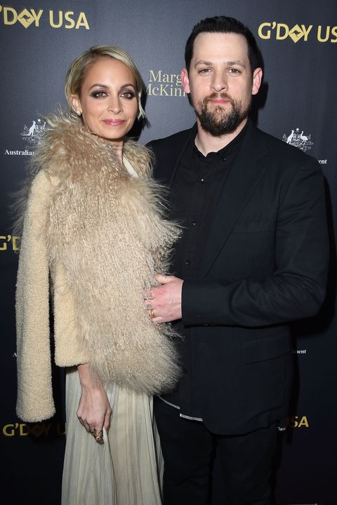 <p><strong data-redactor-tag="strong" data-verified="redactor">Wife:</strong> Nicole Richie</p><p><strong data-redactor-tag="strong" data-verified="redactor">Married since:</strong> 2010 (together since 2006)</p><p>Madden on (repeatedly)&nbsp;<a href="http://www.usmagazine.com/celebrity-news/pictures/rockstar-romances-2012187/23828" target="_blank" data-tracking-id="recirc-text-link">proposing to his now-wife</a>: "People don't know this, but I <a href="http://www.redbookmag.com/love-sex/relationships/a47127/proposal-rejection-stories/" target="_blank" data-tracking-id="recirc-text-link">asked her to marry me</a> 10 times before she actually said yes. I was asking every other Tuesday.<span class="redactor-invisible-space" data-verified="redactor" data-redactor-tag="span" data-redactor-class="redactor-invisible-space">"</span></p>