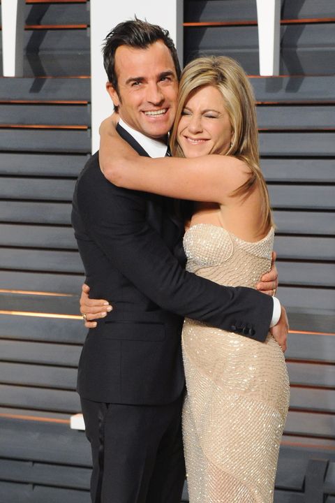 <p><strong data-redactor-tag="strong" data-verified="redactor">Wife:</strong> Jennifer Aniston</p><p><strong data-redactor-tag="strong" data-verified="redactor">Married since:</strong> 2015 (together since 2011)</p><p>Theroux <a href="http://extratv.com/2012/06/12/jen-and-justin-show-their-love-in-paris/" target="_blank" data-tracking-id="recirc-text-link">on their relationship</a>: "I always go to bed thinking I'm the luckiest guy in the world."</p>