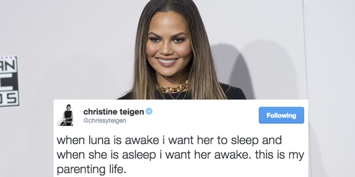 Chrissy Teigen Funny Tweets About Motherhood Chrissy Teigen On Being A Mom 6380