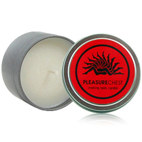 Mini Melting Body Candle <p>Unlock your inner Anastasia Steele and dip your toes into BDSM with a little wax play. Unlike normal candles, the melting body candle burns at a lower temperature as to not burn skin. Light this torrid candle while your partner is blindfolded to arouse their senses with its luscious lavender scent. Drip the wax onto your beau's body and watch the wax turn into massage oil. (.95; <a href="http://thepleasurechest.com/pleasure-chest-mini-melting-body-20527-prd1.htm" target="_blank" data-tracking-id="recirc-text-link">thepleasurechest.com</a>)</p>
