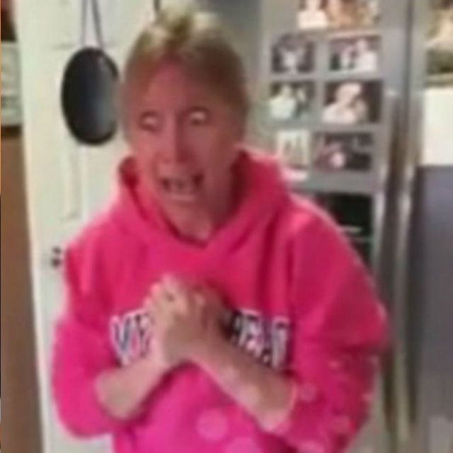 Viral Video Grandma Reacting to Baby Announcement