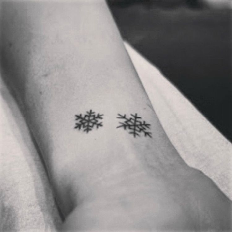 100 AweInspiring Snowflake Tattoos for Winter  TattooBlend