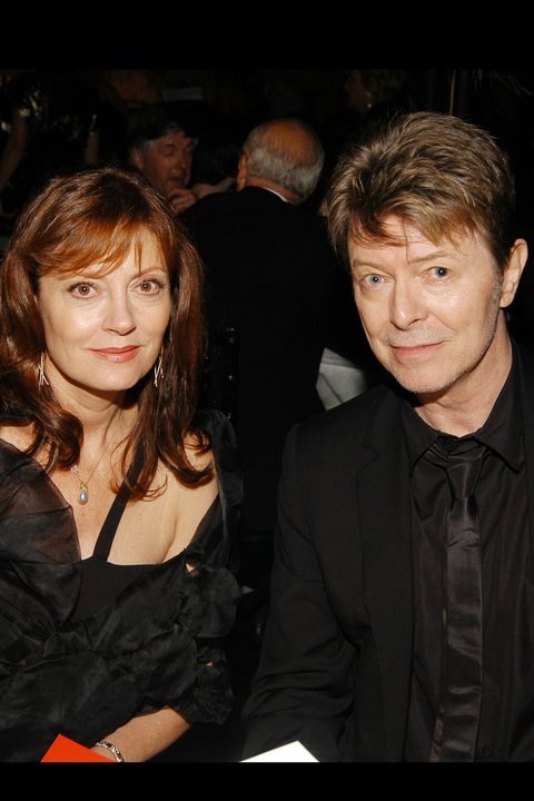 Susan Sarandon and David Bowie