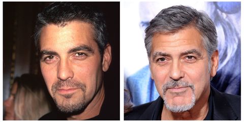 <p>Clooney's breakthrough role on <em data-verified="redactor" data-redactor-tag="em">ER</em><span class="redactor-invisible-space" data-verified="redactor" data-redactor-tag="span" data-redactor-class="redactor-invisible-space"> catapulted him to heartthrob status in the mid-90s.&nbsp;</span>Infamous then for his perpetual-bachelorhood lifestyle, the times have certainly changed. The 55-year-old actor&nbsp;and his wife, human rights lawyer Amal Clooney, recently confirmed that <a href="http://www.redbookmag.com/body/pregnancy-fertility/news/a48637/amal-clooney-is-pregnant-with-twins/" target="_blank" data-tracking-id="recirc-text-link">they are expecting twins</a> – the first children for both.</p>