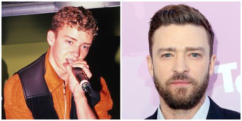 <p>The '90s were a little rough for Timberlake and his uncooked ramen hair, but there's no denying that teens and tweens went mad for the most popular (and successful) <a href="http://www.redbookmag.com/life/charity/features/g2972/what-90s-boy-bands-look-like-now/" target="_blank" data-tracking-id="recirc-text-link">*NSYNC member</a>. Now, the former boy-bander is <a href="http://www.redbookmag.com/life/mom-kids/news/a48629/justin-timberlake-on-parenting-baby-silas/" target="_blank" data-tracking-id="recirc-text-link">dad to Silas Randall</a> with wife Jessica Biel.</p>