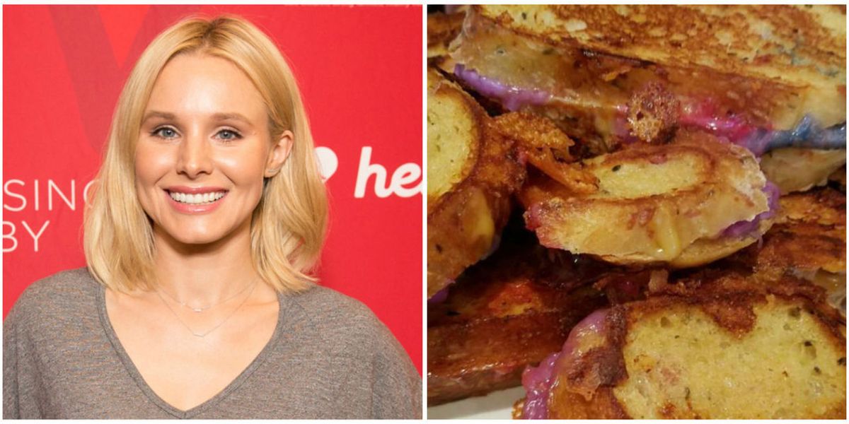 kristen bell grilled cheese