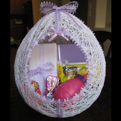 Egg Shaped Easter Basket